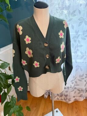 Bailey Rose Large Daisy Cardigan